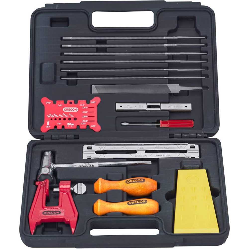 Oregon Chainsaw Chain Sharpening Kit w/ Hard Case