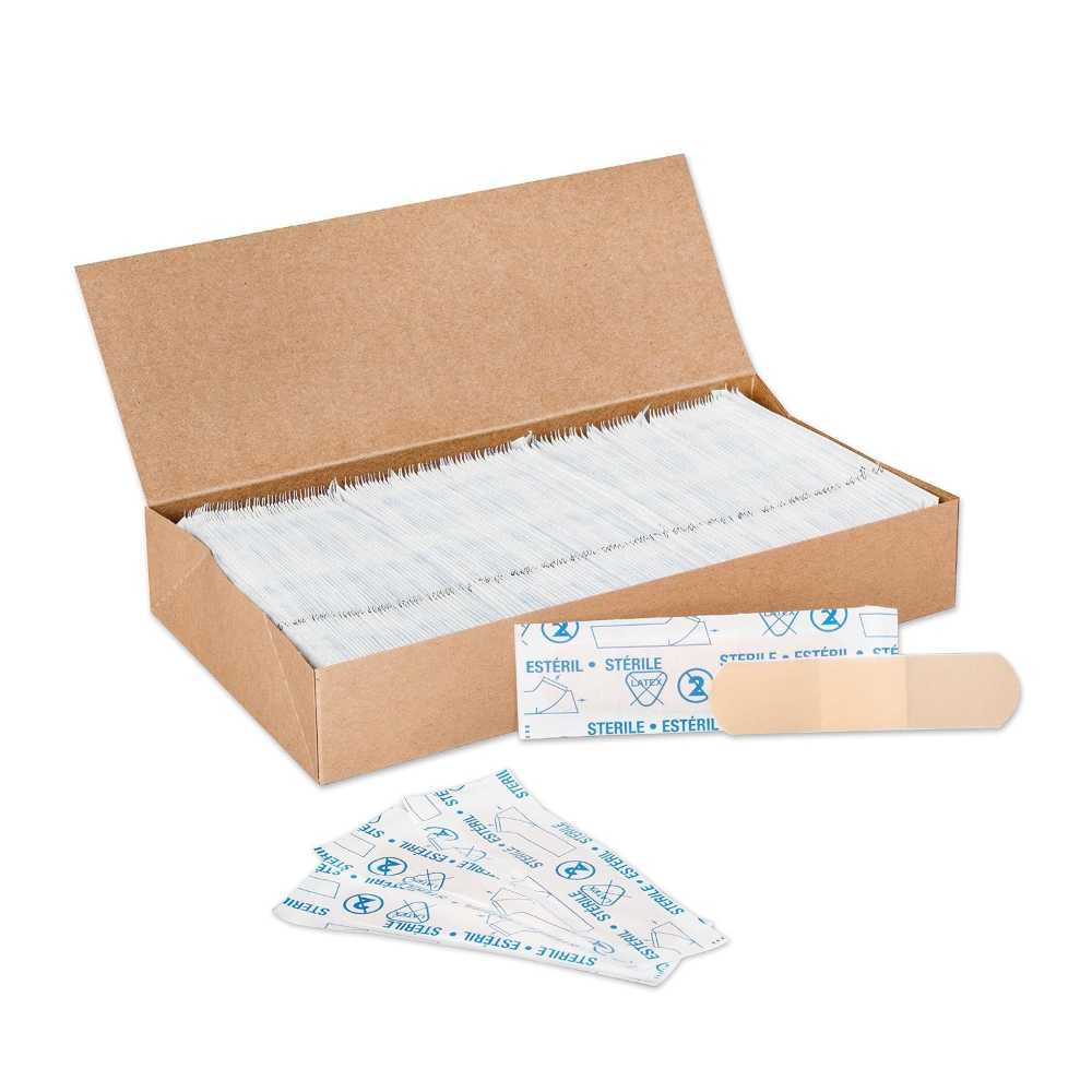 1500-Pack American White Cross Adhesive Bandages Sheer Strips (3/4" x 3")