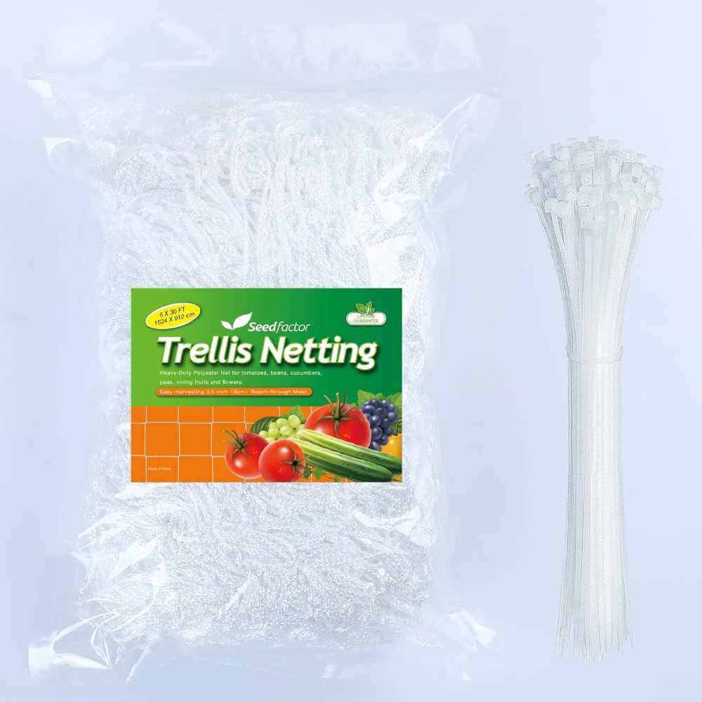 Seedfactor 5' x 30' Plant Trellis Netting