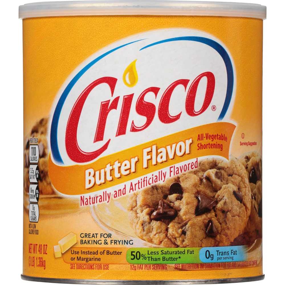 Prime: Crisco Butter Flavor All-Vegetable Shortening, 48 oz.