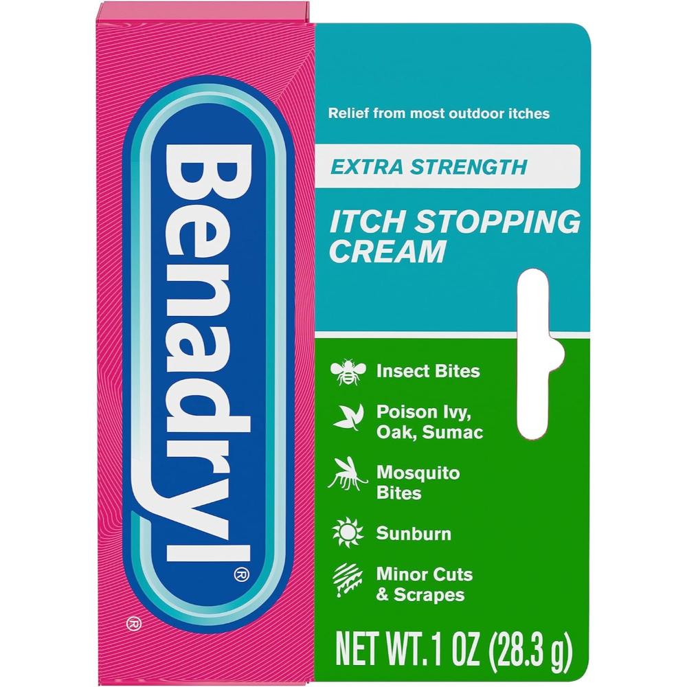 Benadryl Extra Strength Anti-Itch Topical Cream, 1 oz.