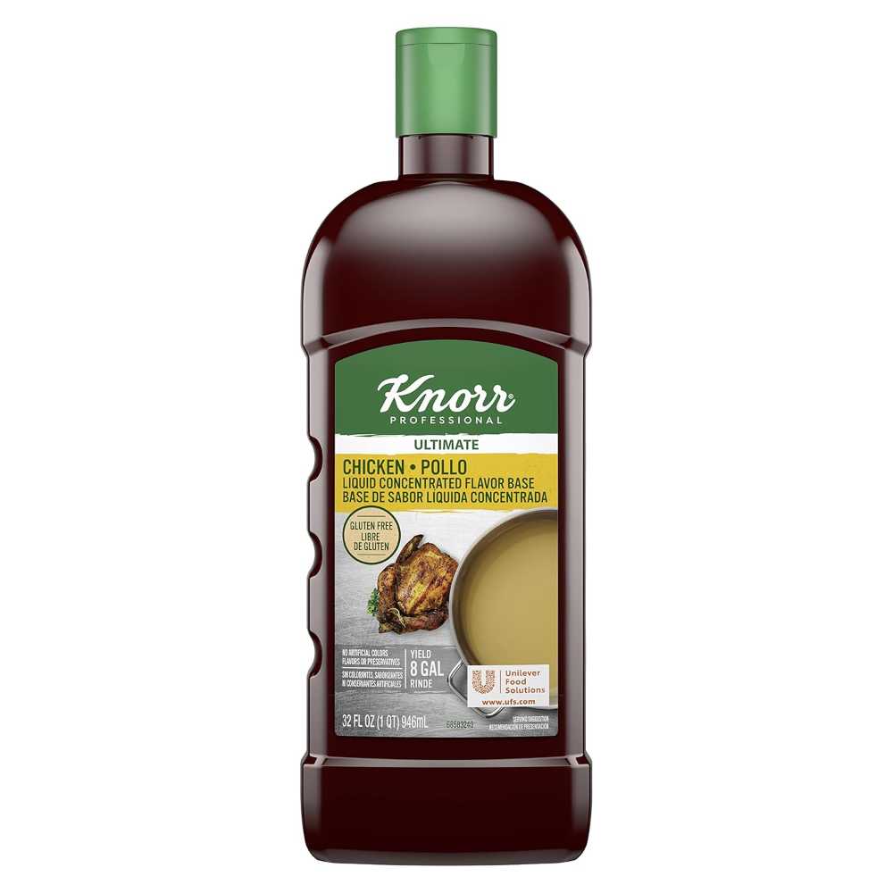 4-Pack Knorr Ultimate Liquid Concentrated Chicken Flavor Base, 32 oz.