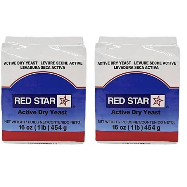 2-Pack Red Star Active Dry Yeast, 16 oz.