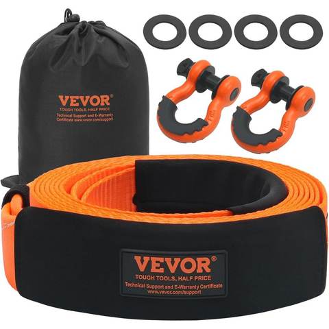 Vevor Heavy Duty 36,000 lb. 3" x 20' Recovery Tow Strap
