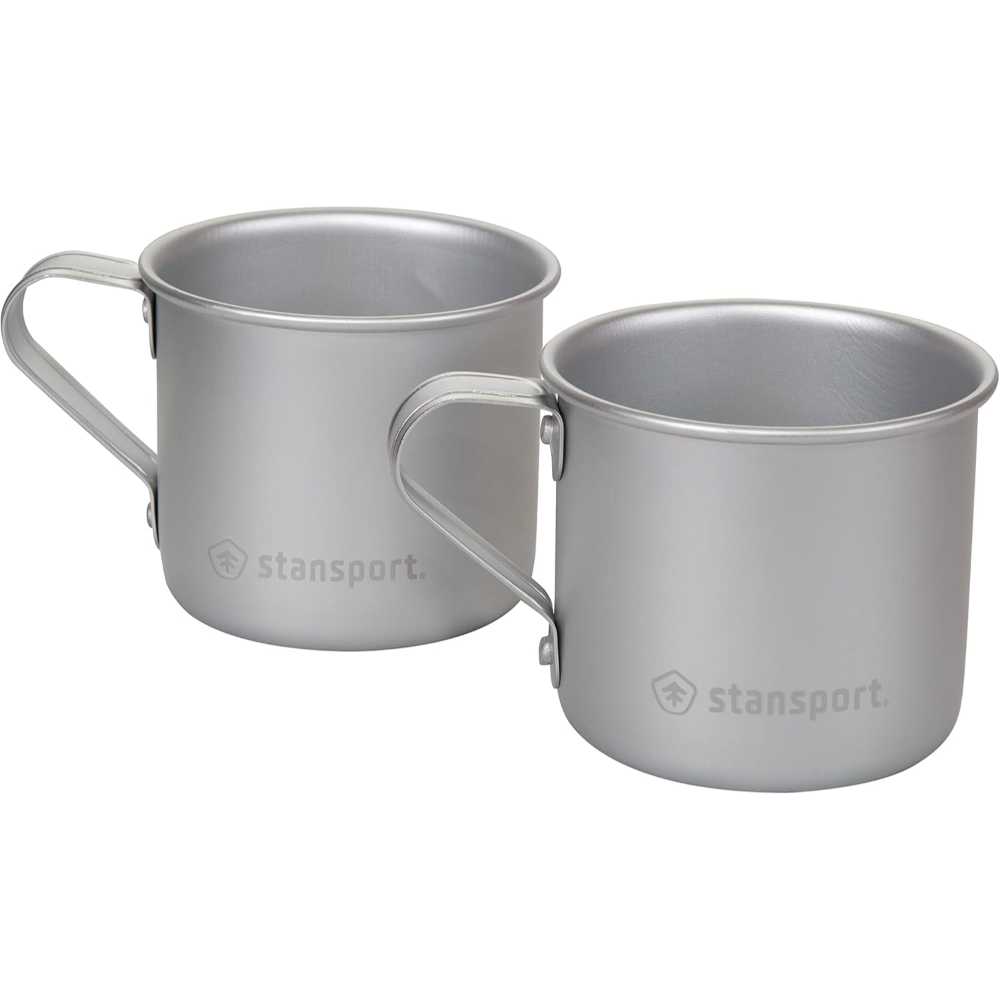 2-Pack Stansport 12 oz. Camping Mugs