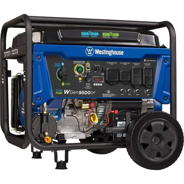 Westinghouse 12,500W Dual Fuel Generator w/ Remote Electric Start