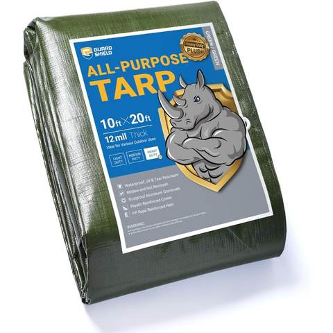 Guard Shield Heavy Duty Plus+12-Mil 10' x 20' Tarp