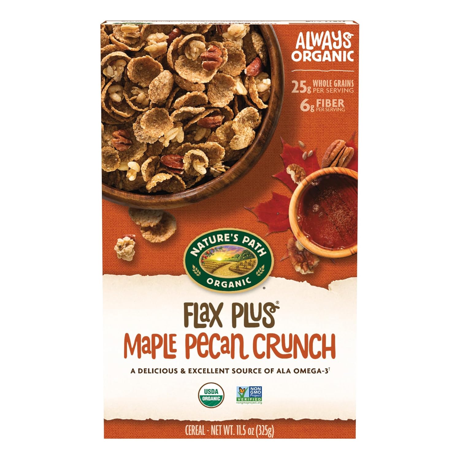 Nature's Path Organic Maple Pecan Crunch Cereal, 11.5 oz.