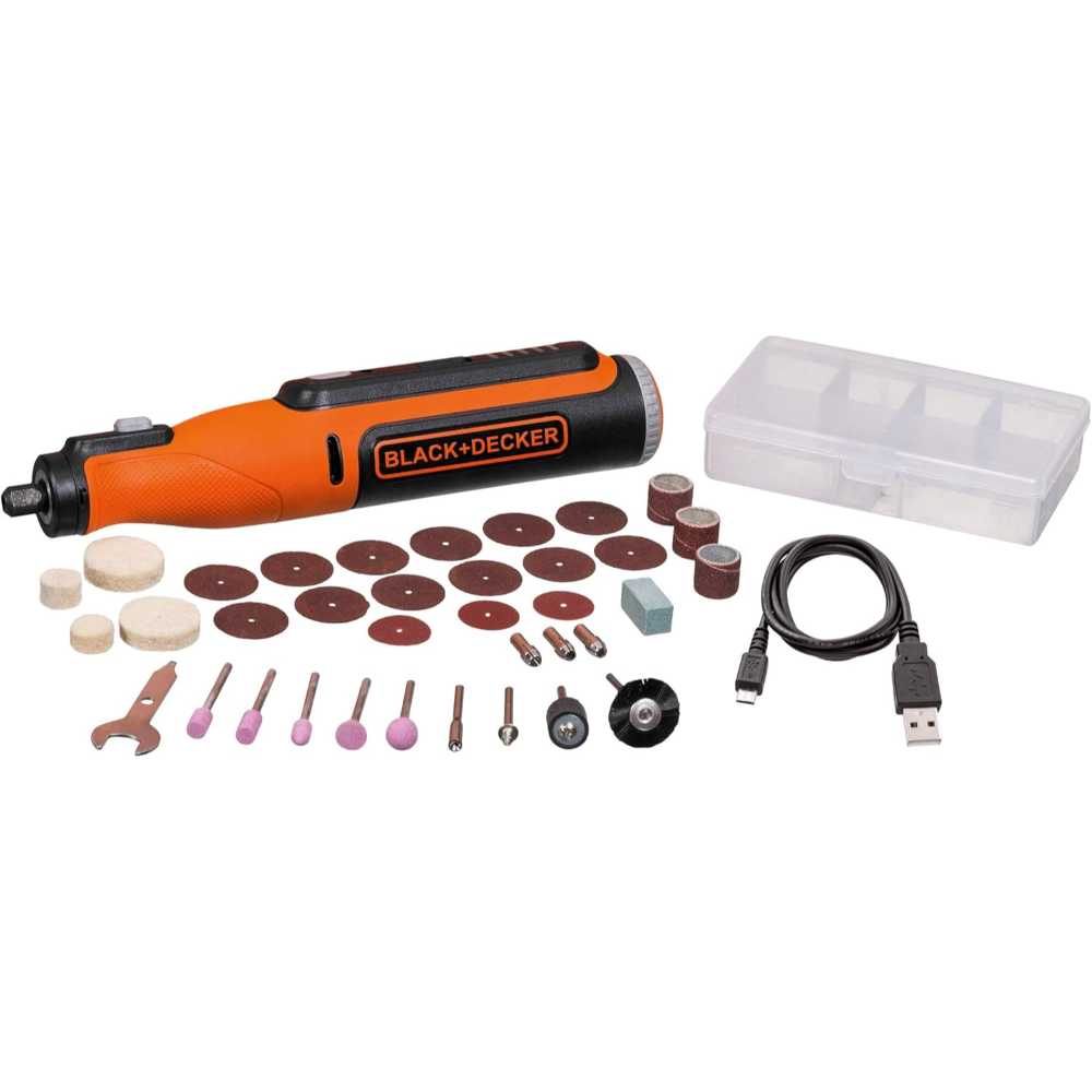 BLACK+DECKER 8V MAX Rotary Tool w/ Accessory Kit