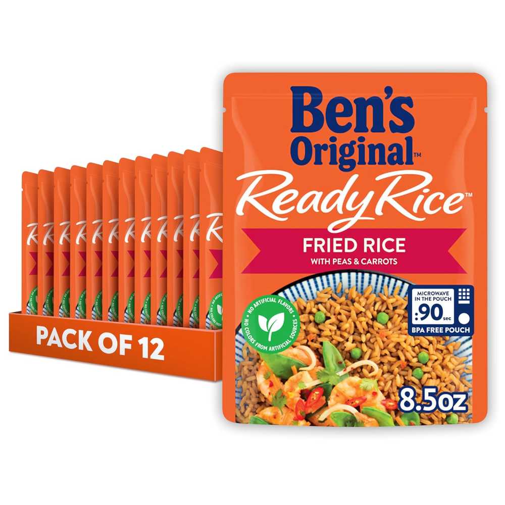 12-Pack Ben's Original Ready Rice Fried Rice, 8.5 oz.