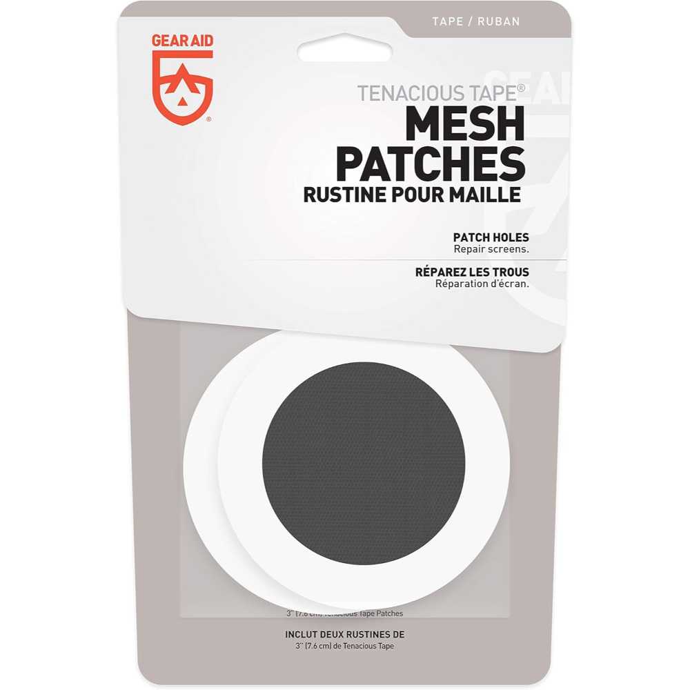 Gear Aid Tenacious Tape Mesh Patches for Repairing Holes in Tents, Mosquito Netting, No-See-ums & More