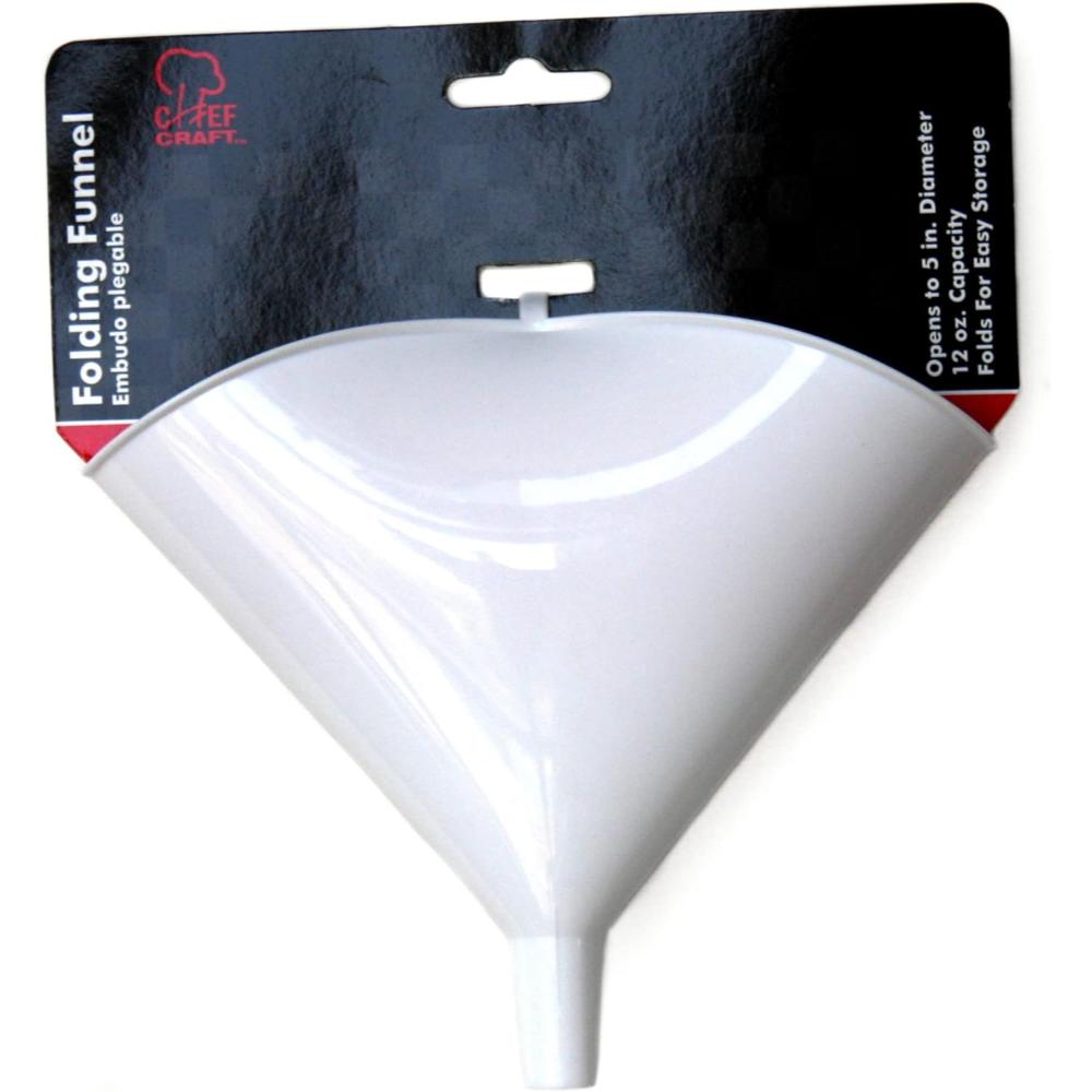 Chef Craft 5" Folding Funnel, 12 oz.