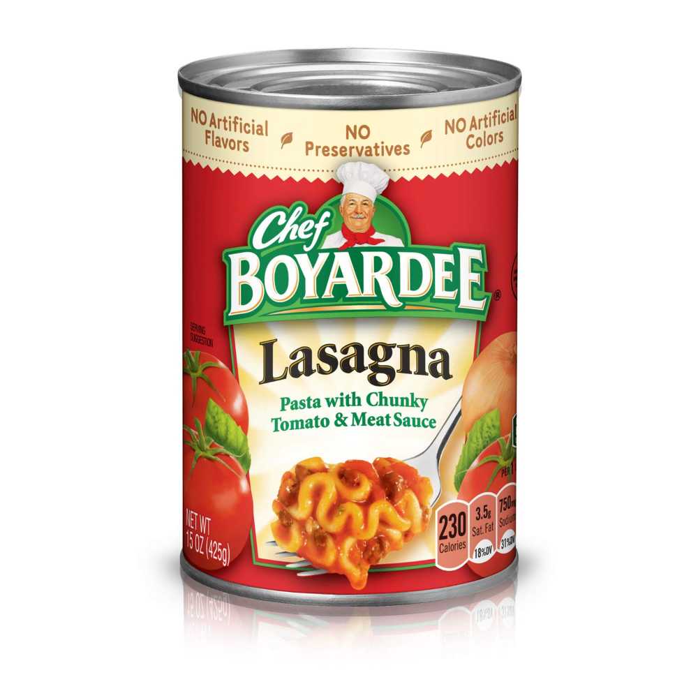 12-Pack Chef Boyardee Lasagna, 15 oz.