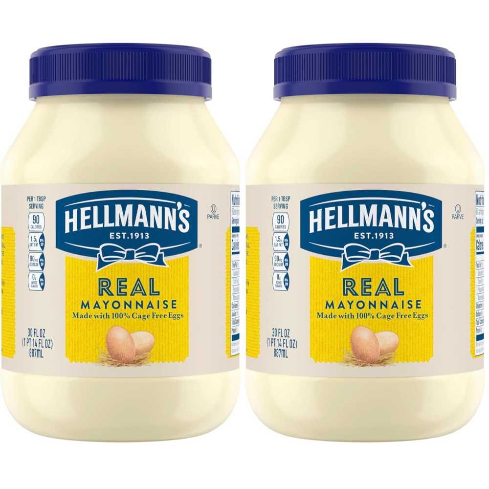 2-Pack Hellmann's Real Mayonnaise, 30 oz.