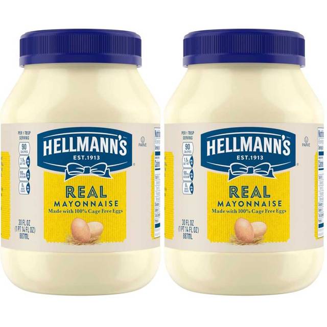 2-Pack Hellmann's Real Mayonnaise, 30 oz.