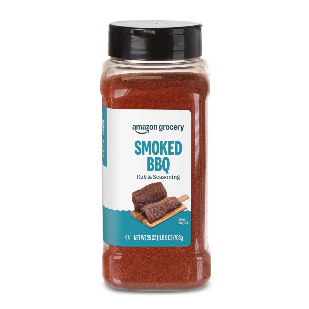 Amazon Grocery Smoked BBQ Rub & Seasoning, 25 oz.
