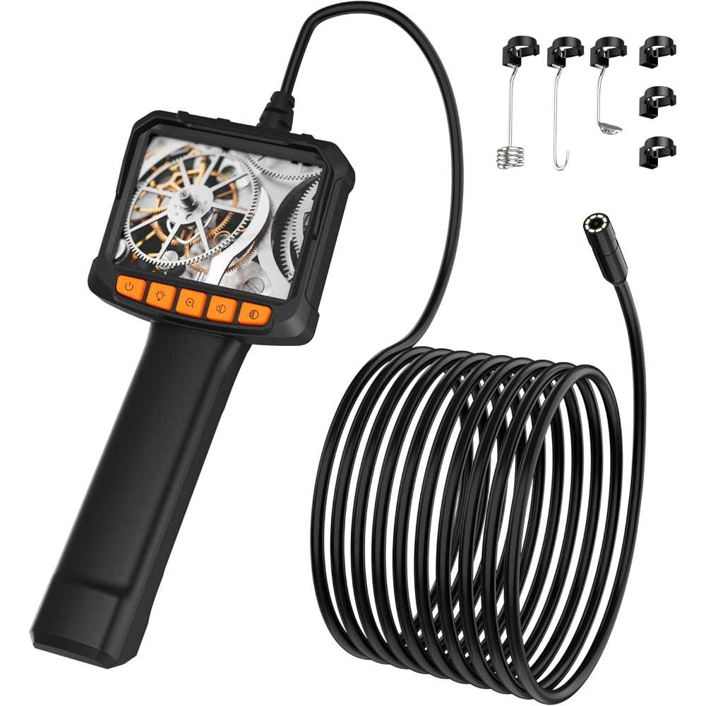 Pancellent 16.5' 1080p Endoscope/Borescope Camera w/ 2.4" LCD Screen