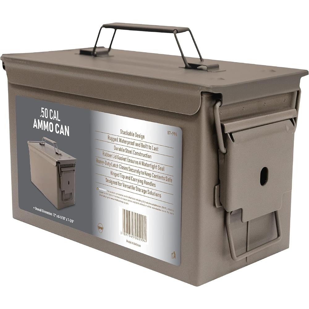 Homestead .50 Cal Metal Ammo Can (Tan)