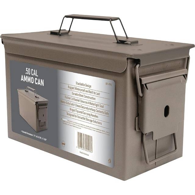 Homestead .50 Cal Metal Ammo Can (Tan)