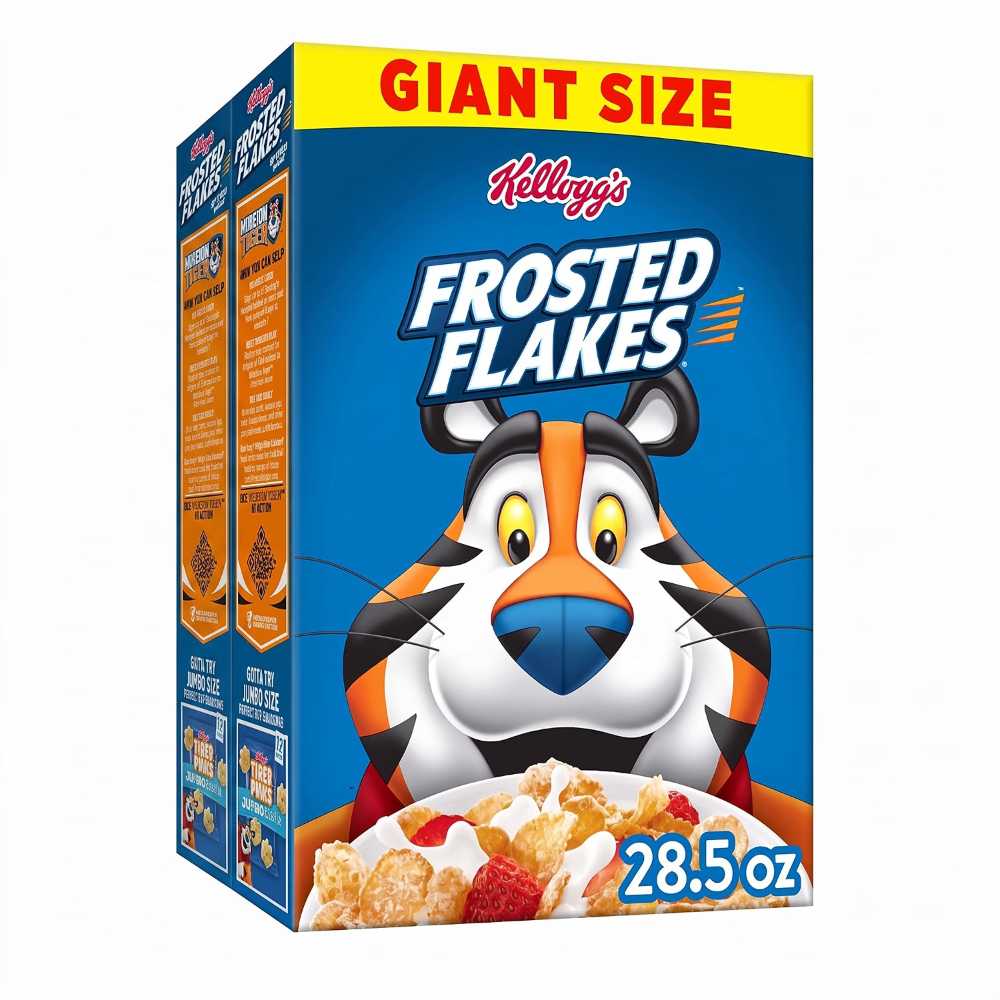 2-Pack Kellogg's Frosted Flakes, Giant Size 28.5 oz.