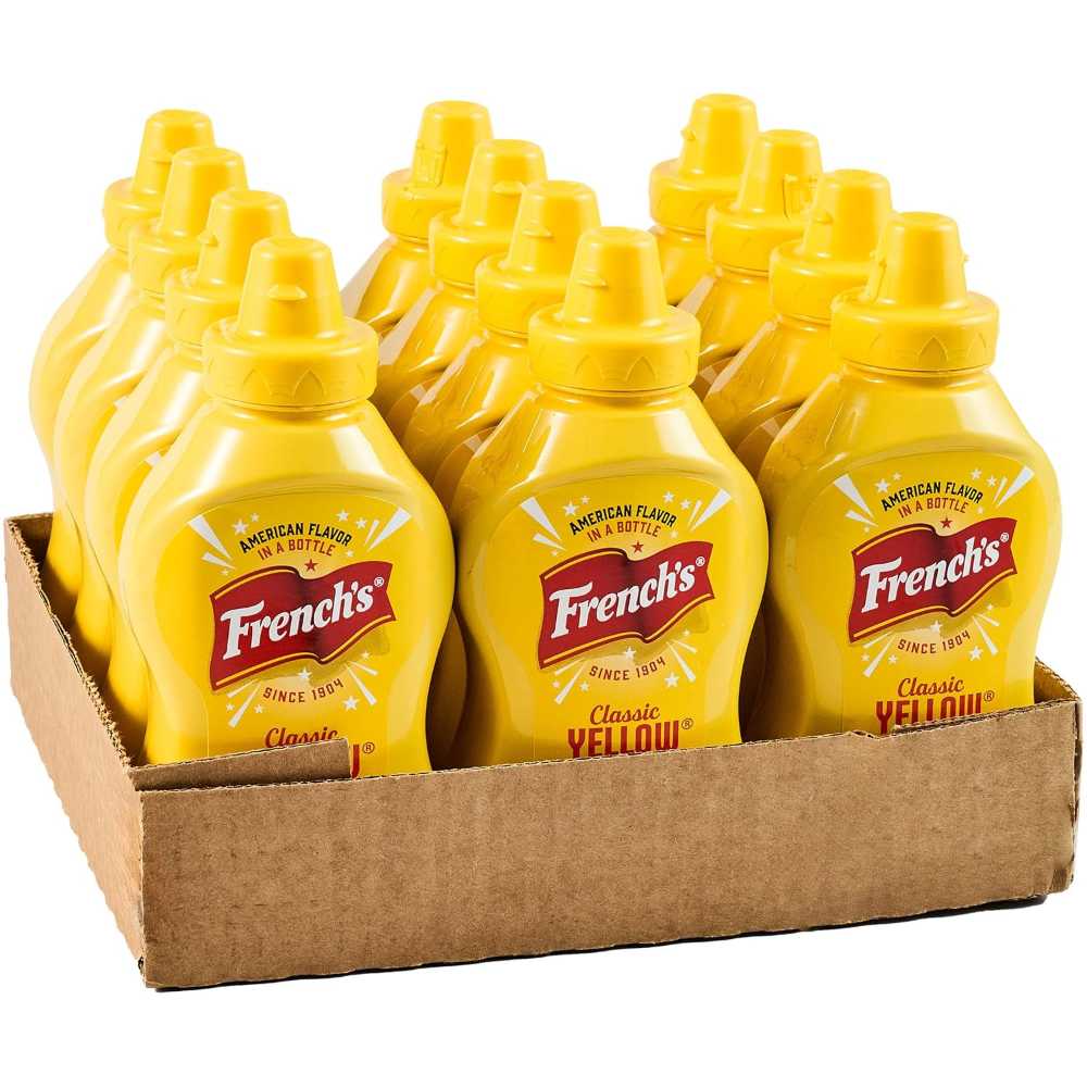 12-Pack French's Classic Yellow Mustard, 12 oz. ($0.49/Each)
