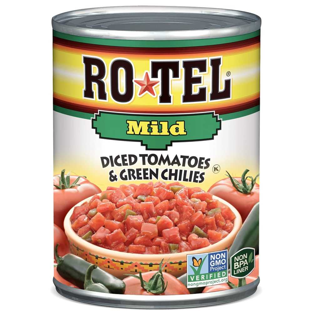 12-Pack ROTEL Mild Diced Tomatoes & Green Chilies, 10 oz.
