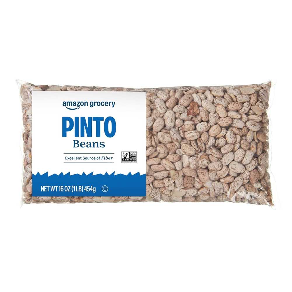 Amazon Grocery Dry Pinto Beans, 1 lb.