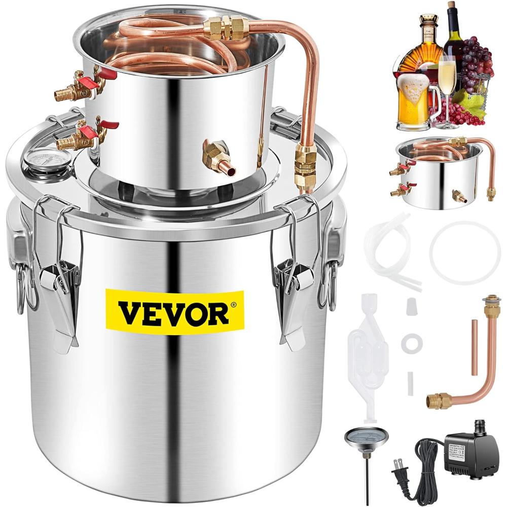 Vevor Stainless Steel Alcohol Distiller, 13.2 Gallon