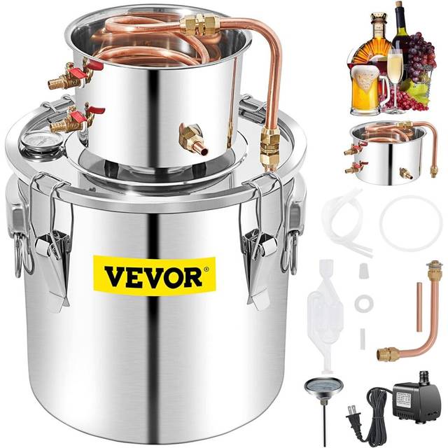 Vevor Stainless Steel Alcohol Distiller, 13.2 Gallon