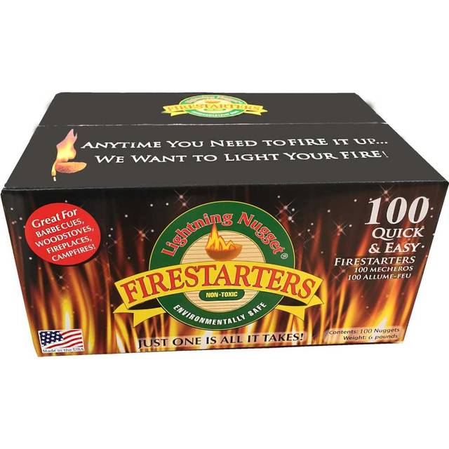 100-Pack Lightning Nuggets Fire Starters