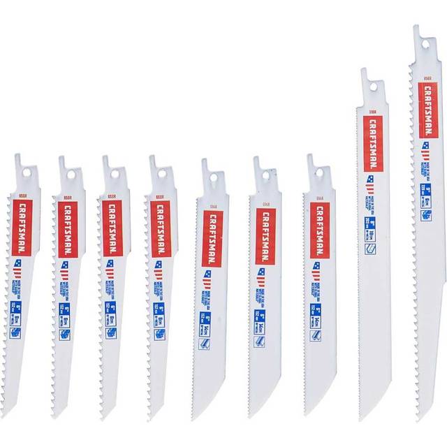 Craftsman 9-Piece Reciprocating Saw Blades Set