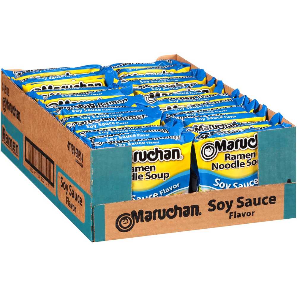 24-Pack Maruchan Ramen (Soy Sauce)