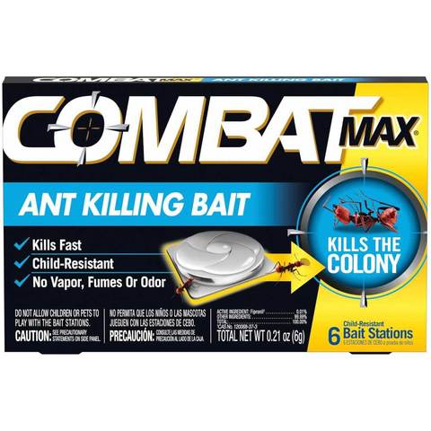 6-Pack Combat Max Ant Killing Bait Stations