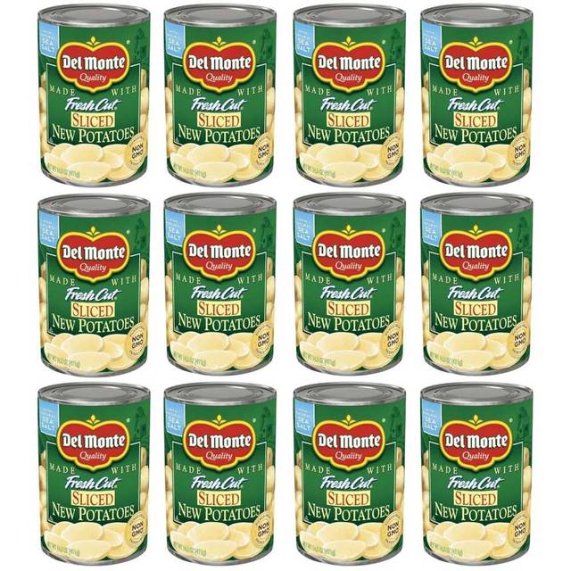 12-Pack Del Monte Fresh Cut Sliced New Potatoes, 14.5 oz.