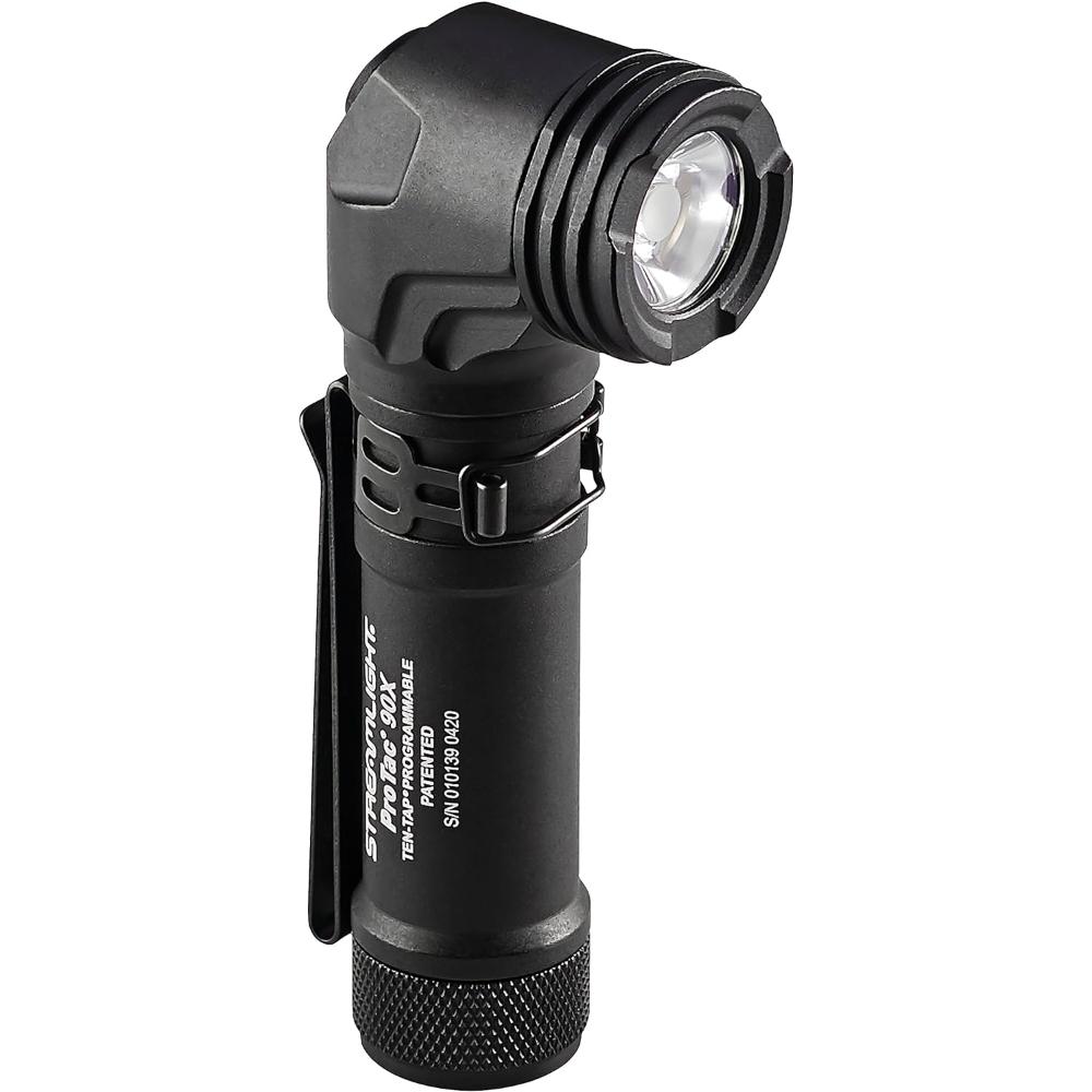 Streamlight ProTac 90X 1000-Lumen Rechargeable Right-Angle Multi-Fuel Flashlight