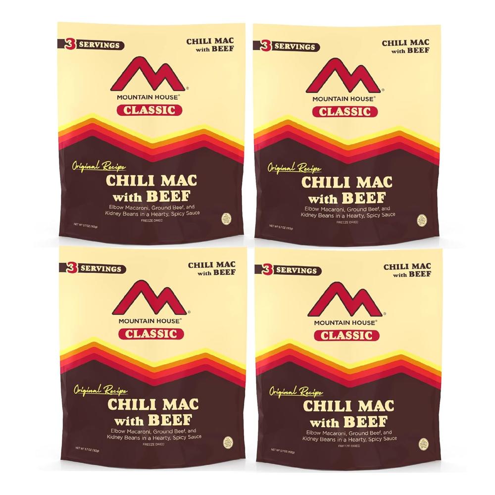 4-Pack Mountain House Classic Chili Mac with Beef