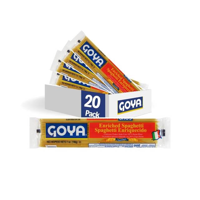 20-Pack Goya Spaghetti Pasta, 7 oz.