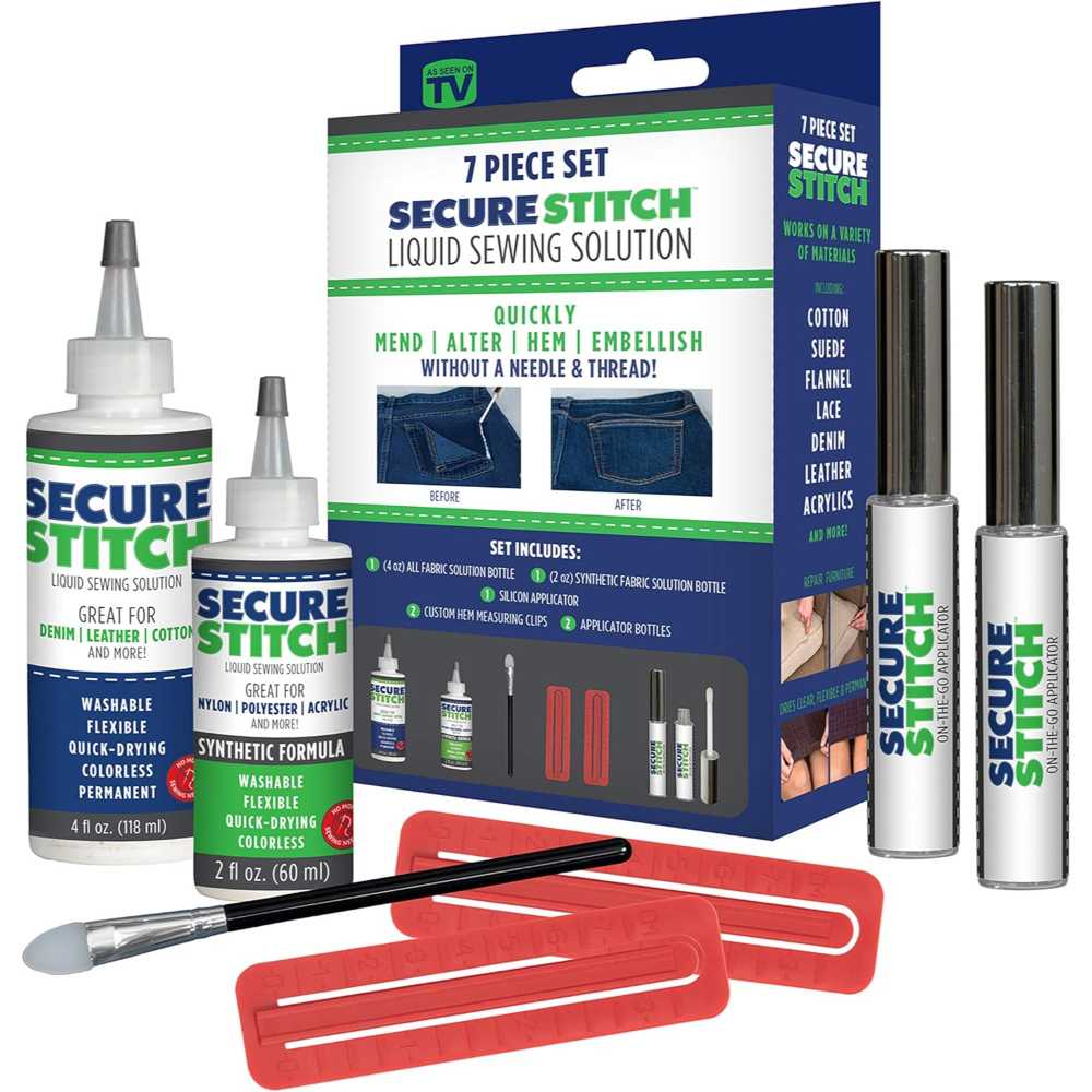 Secure Stitch Liquid Sewing Solution Kit