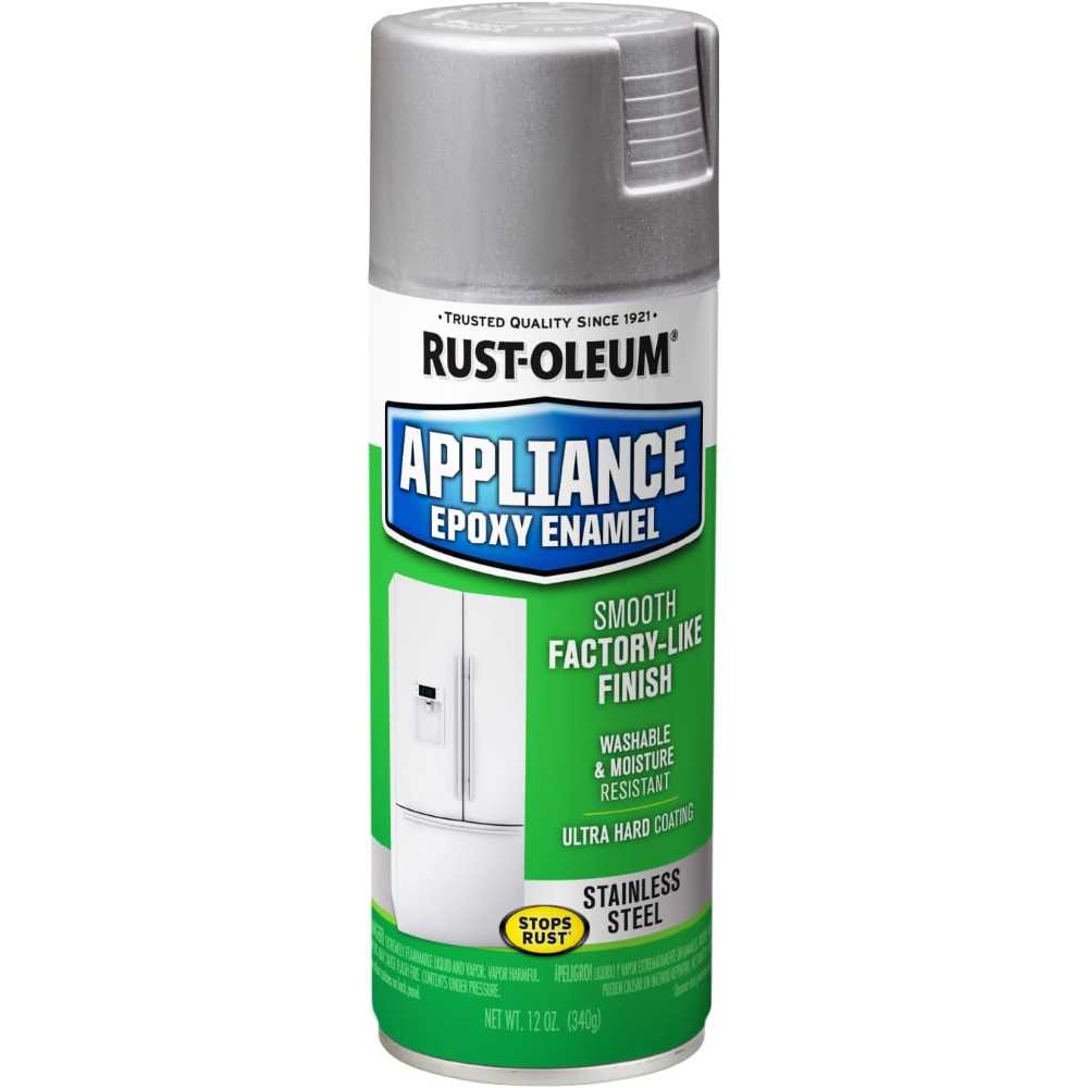 Rust-Oleum Stainless Steel Appliance Epoxy Spray Paint, 12 oz.