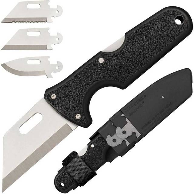 Cold Steel Click N Cut Hunting/Utility Knife w/ 3x Blades & Sheath