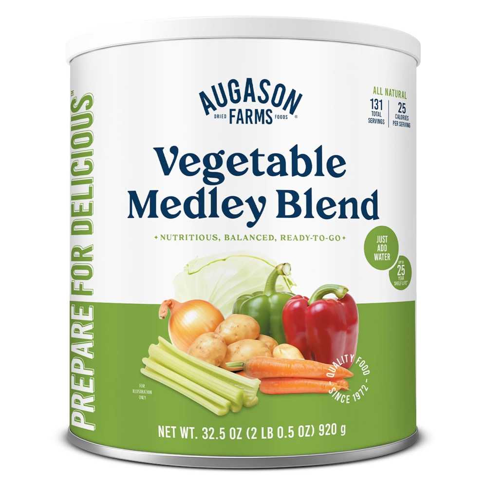 Augason Farms Vegetable Medley Blend #10 Can