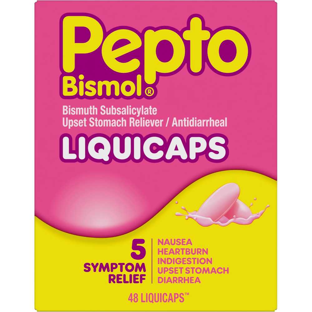 48-Pack Pepto Bismol Liquicaps