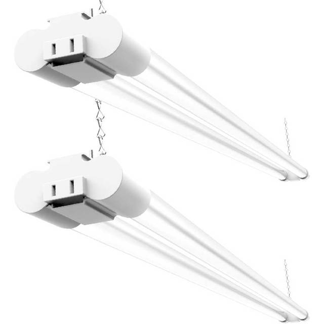 2-Pack Sunco 4' 4500-Lumen Linkable LED Garage/Shop Lights