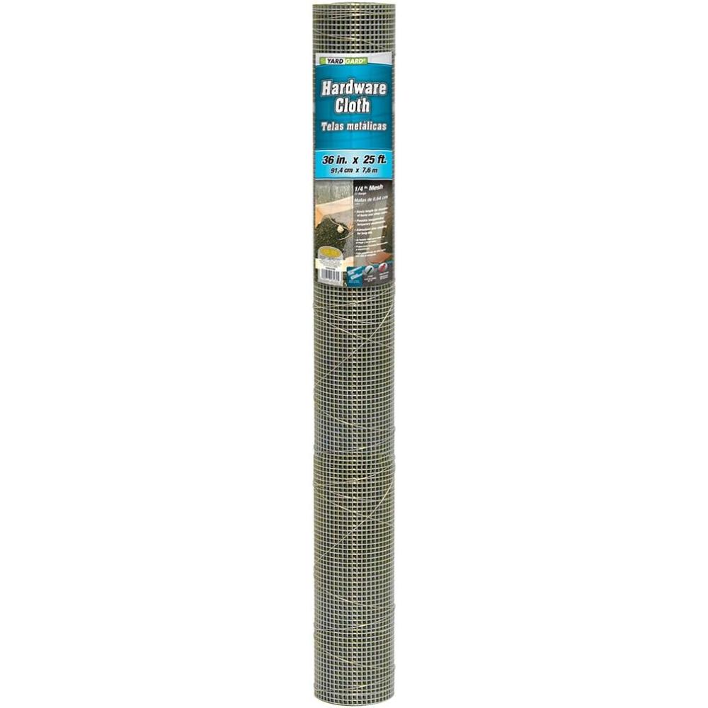 YARDGARD 3' x 25' Galvanized Fence (23 Gauge, 1/4" Mesh)
