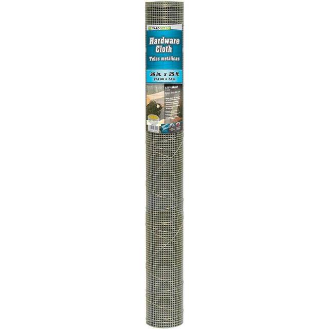 YARDGARD 3' x 25' Galvanized Fence (23 Gauge, 1/4" Mesh)