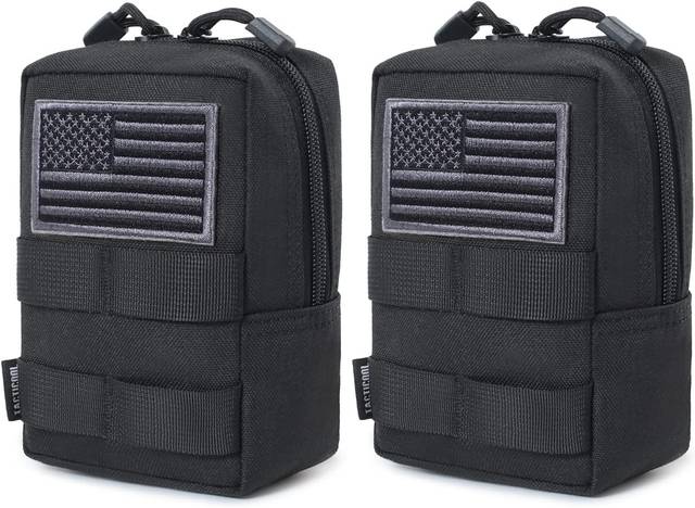 Prime: 2-Pack Tacticool MOLLE Pouches (Various Colors)