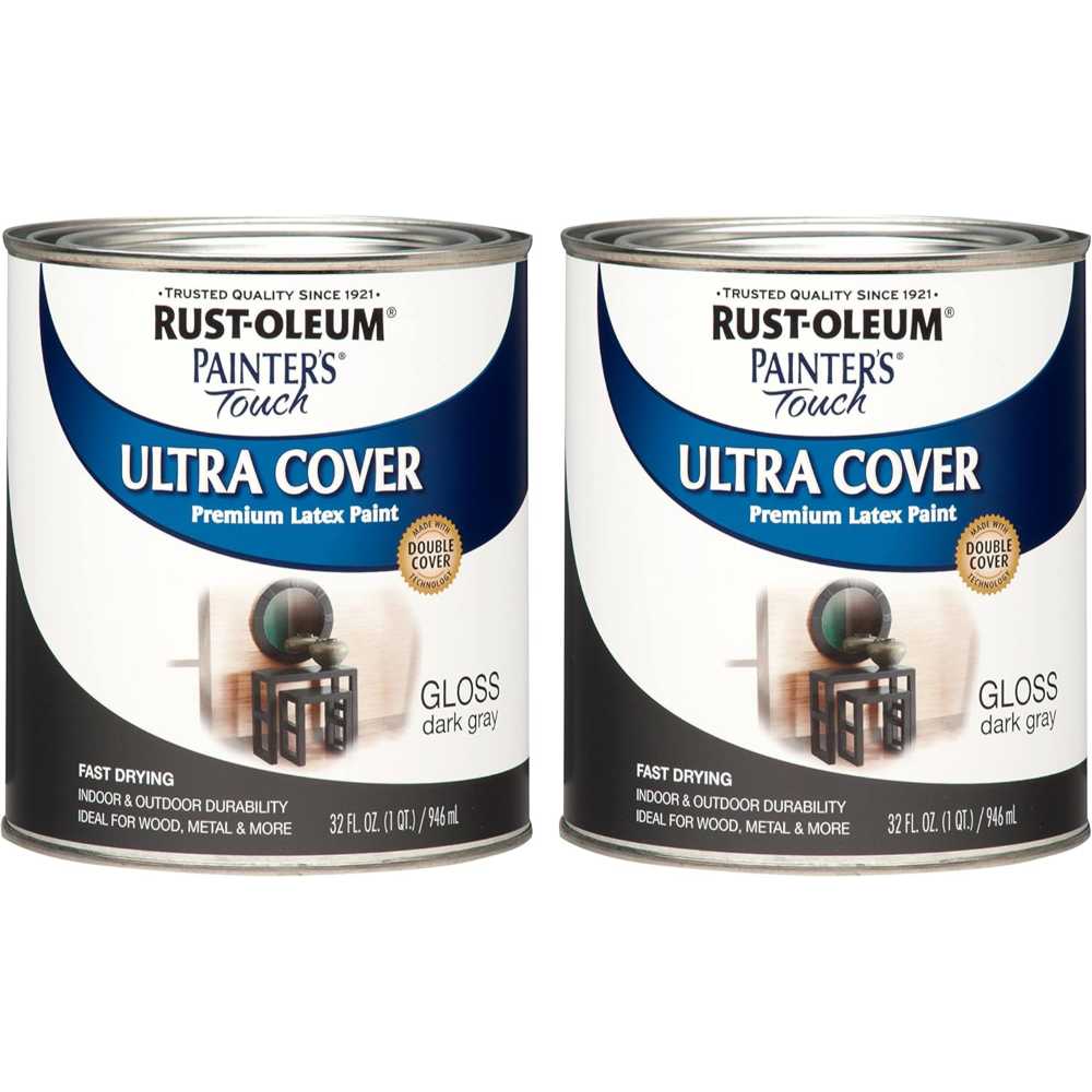 2-Pack Rust-Oleum Painter's Touch Indoor/Outdoor Latex Paint, 32 oz. (Various Colors)