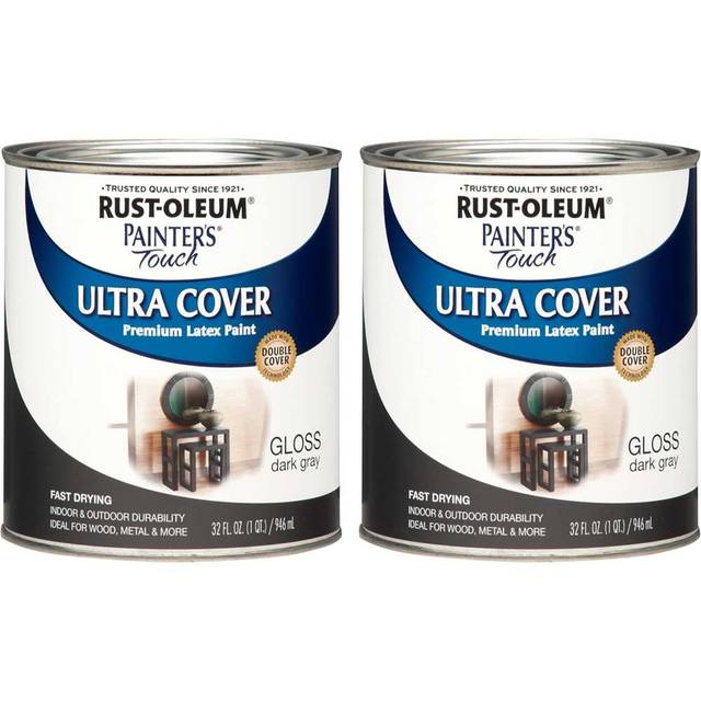 2-Pack Rust-Oleum Painter's Touch Indoor/Outdoor Latex Paint, 32 oz. (Various Colors)