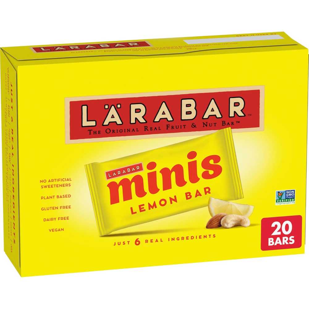 20-Pack Larabar Mini Real Fruit & Nut Bar (Lemon)