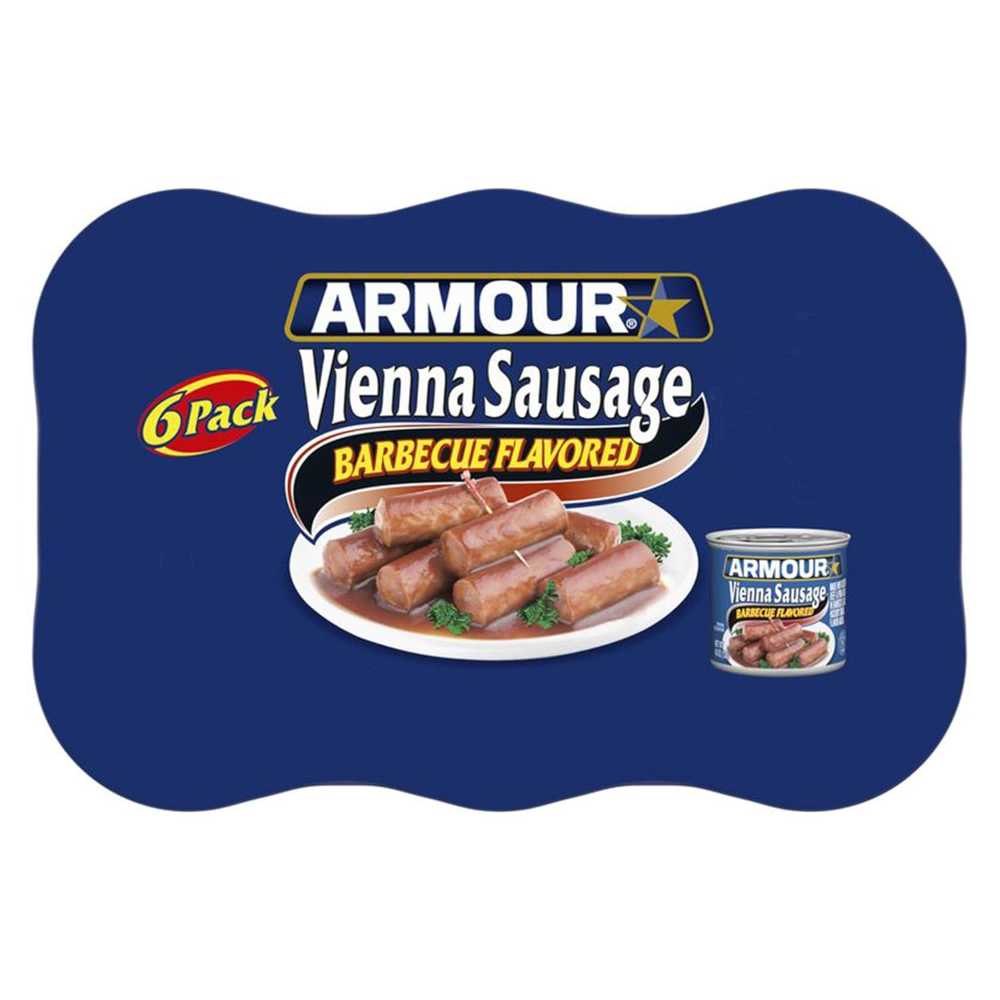 6-Pack Armour Star Barbecue Vienna Sausage, 4.6 oz.